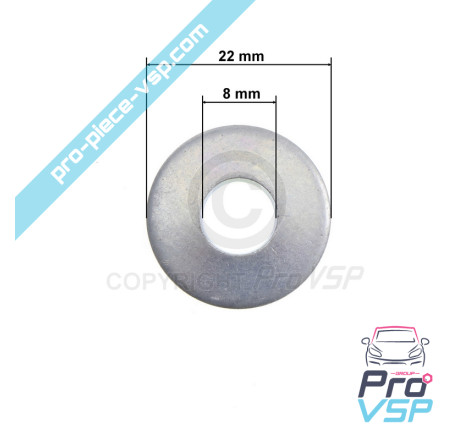 Conical washer M8