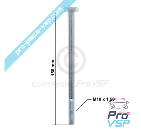 M10x150 Hex Hex Screw