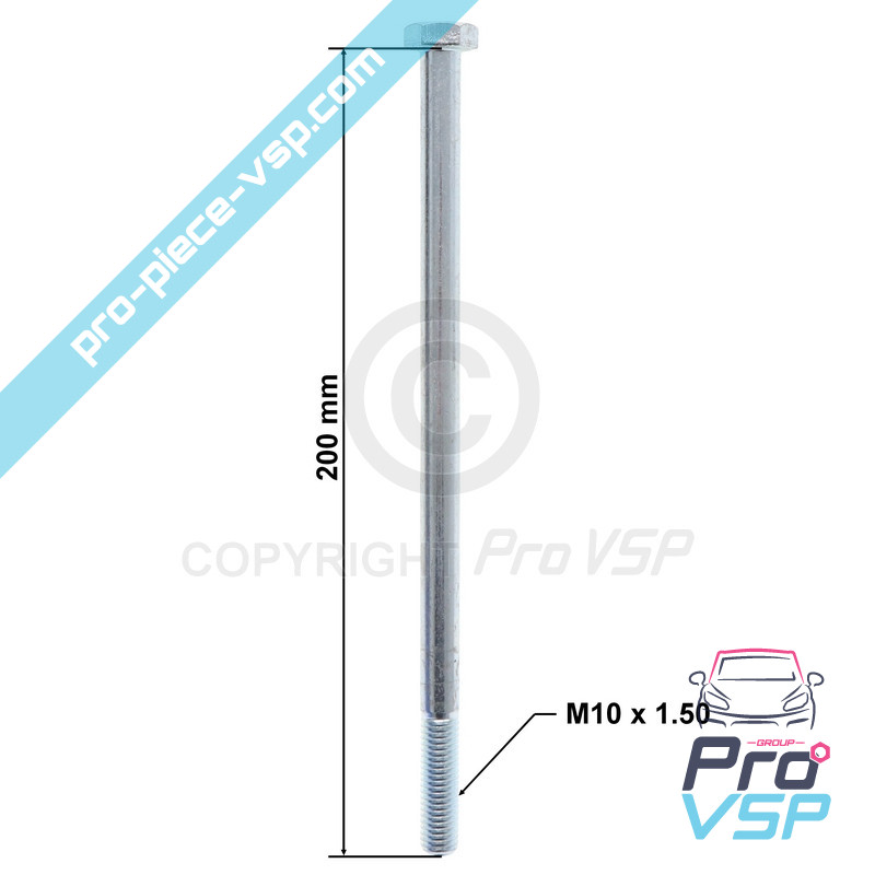 Vis tête hexagonale M10x200