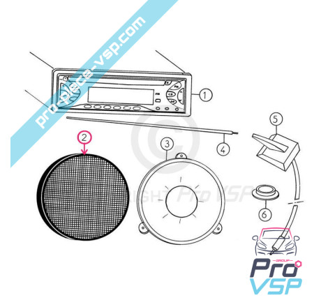 Speaker grid