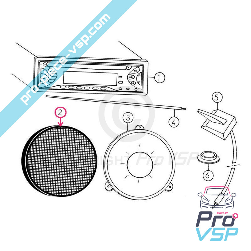 Speaker grid