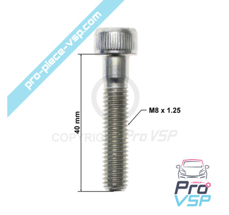 Tornillos de soporte de polea de ventilación