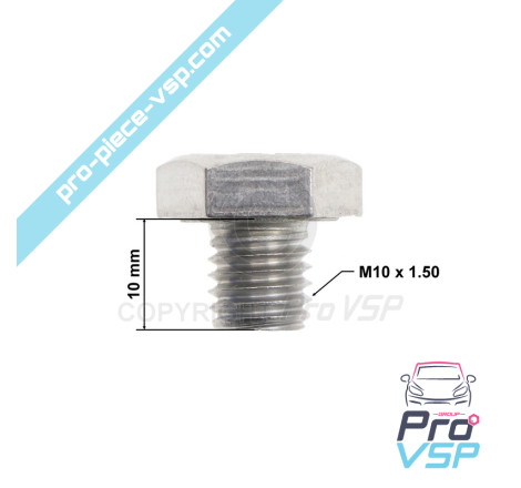 Hexagonal head screw M10x10