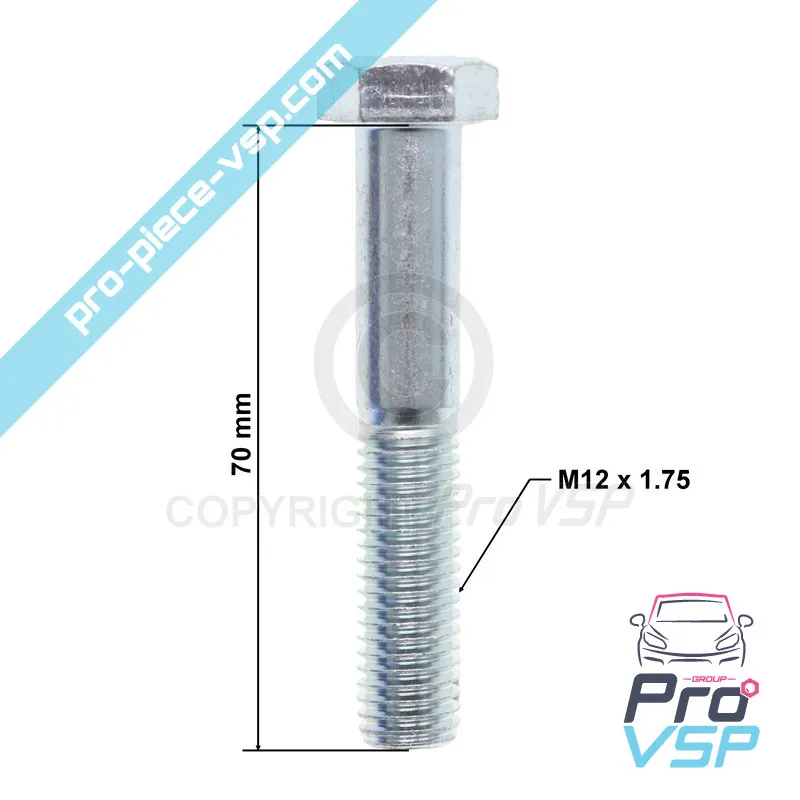 M12x70 HEX-pään ruuvi M12x70 HEX-pään ruuvi