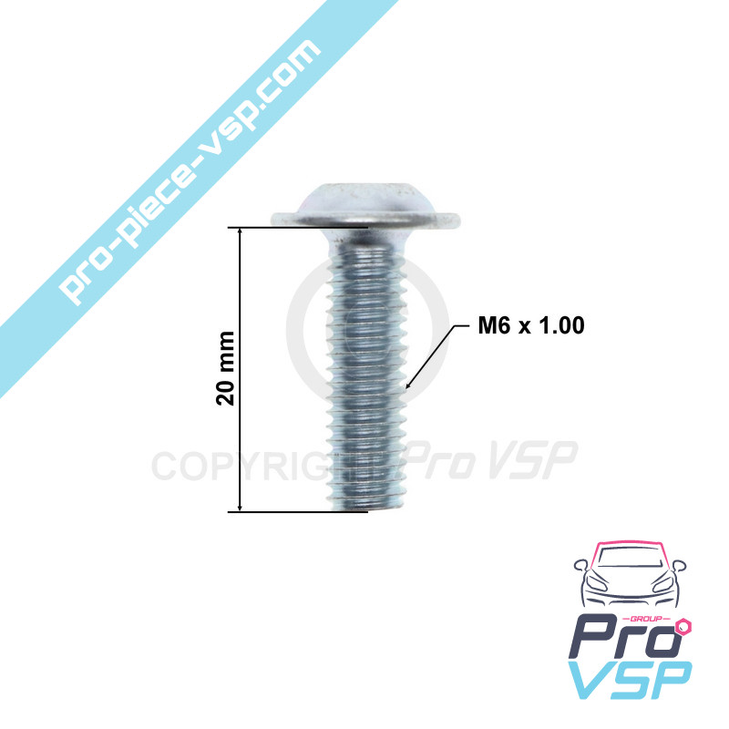 Universal bumper fixing screw