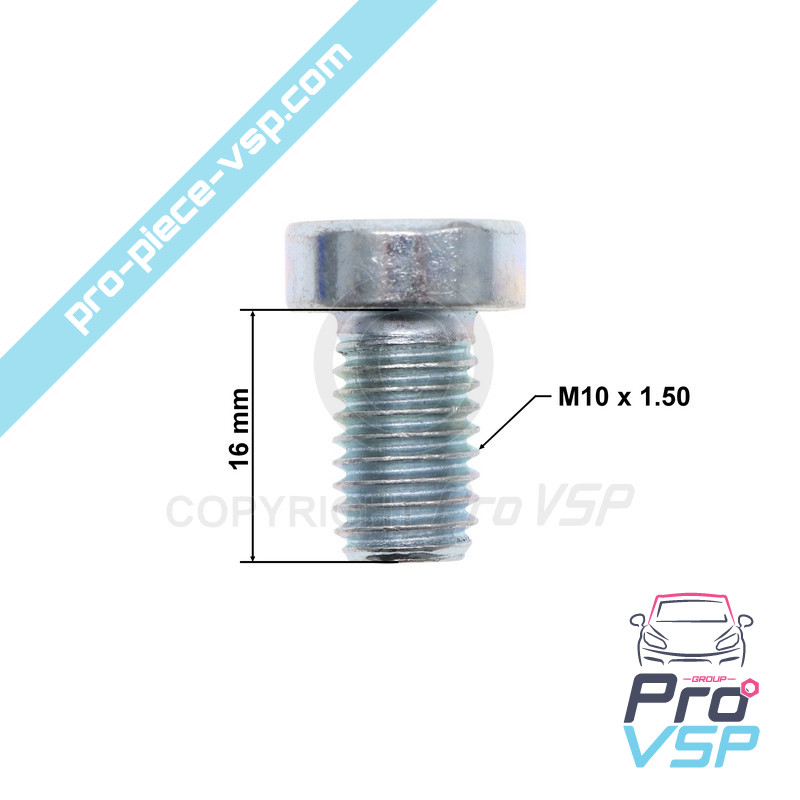 Brake disc fixing screw