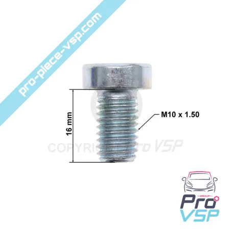 Destornillar cabeza BTR baja M10x16