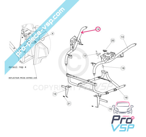 Straight suspension leg