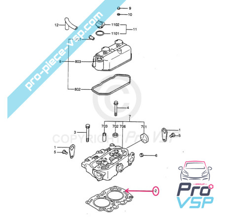 Cylinder head gasket