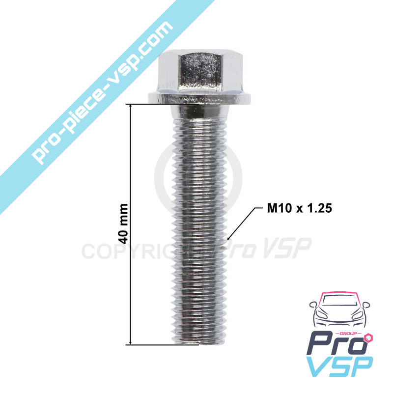 Front brake disc screw