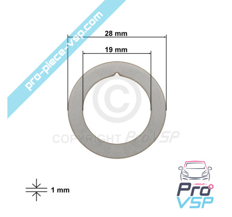 Box dimmer wedge washer