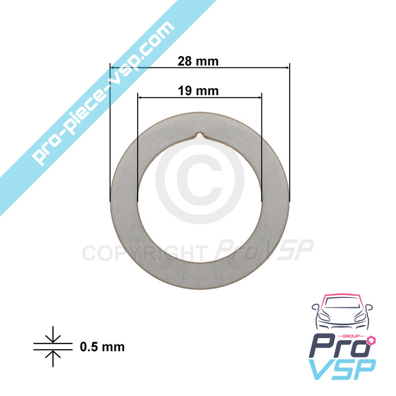 Box dimmer wedge washer