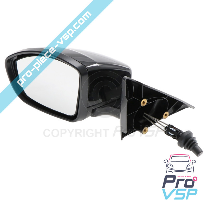 Right mirror chromed shell