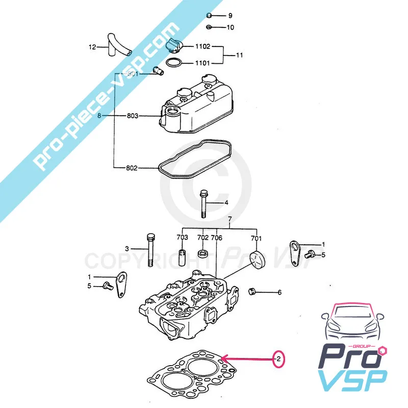 Junta de cabeça de cilindro
