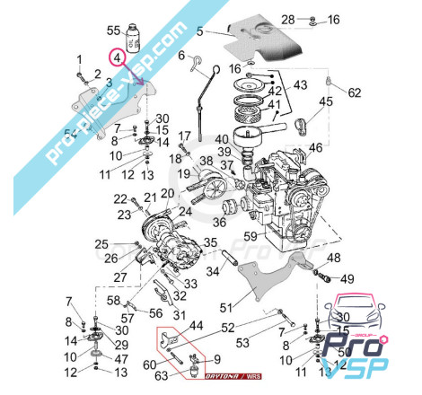 Left engine mount