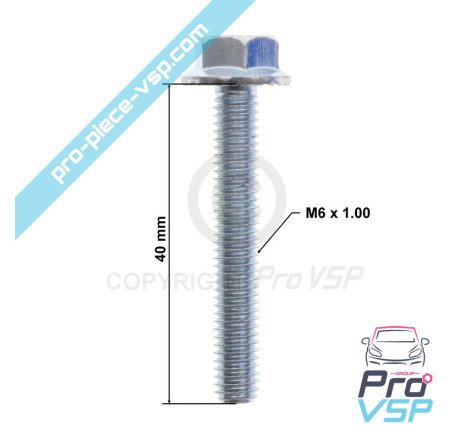 M6x40 hex head screw