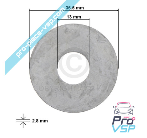 Rear arm washer