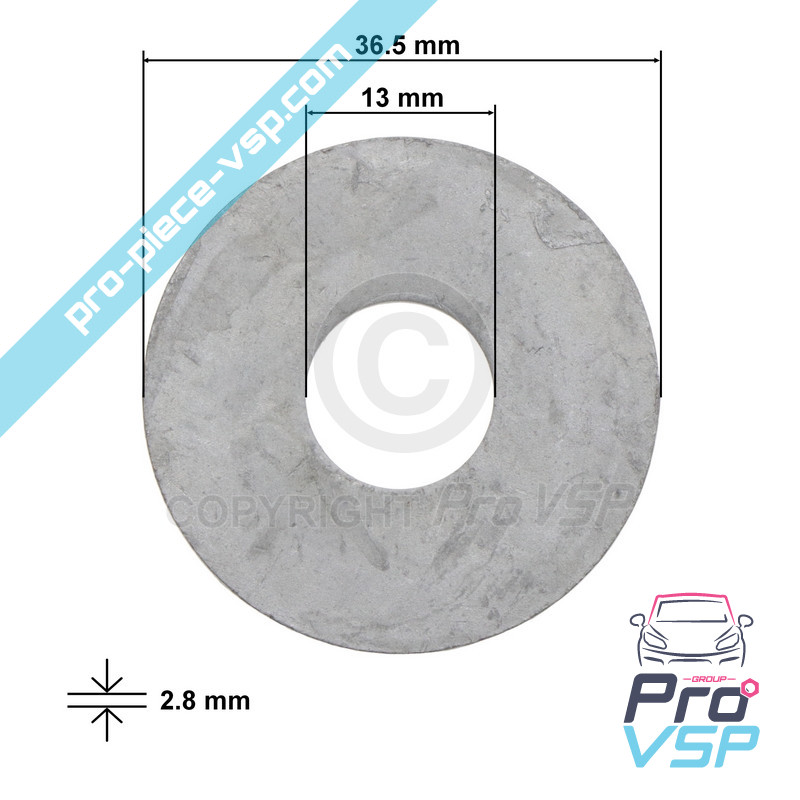 Rear arm washer
