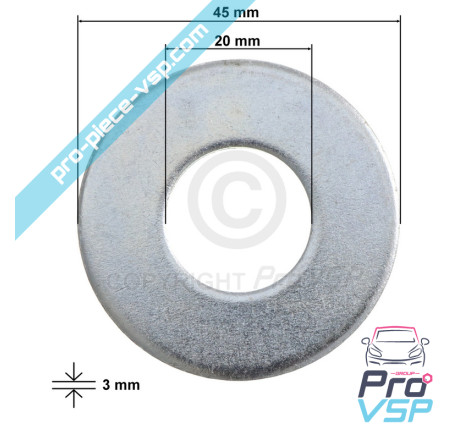 Engine drive bowl fastening washer