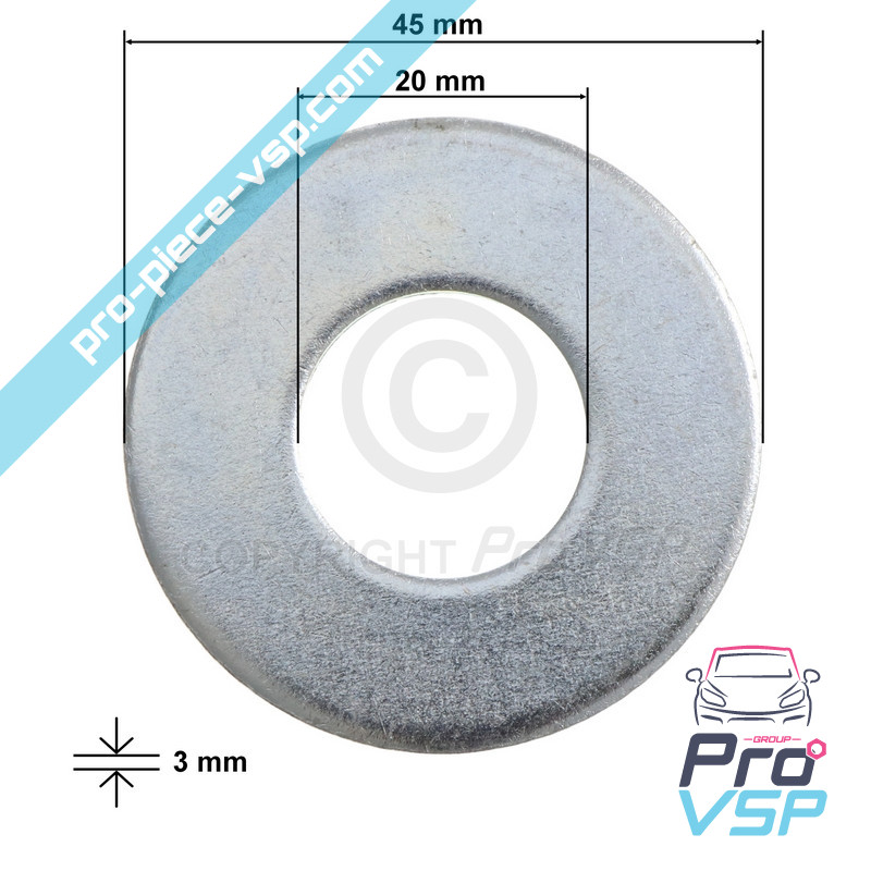 Engine drive bowl fastening washer