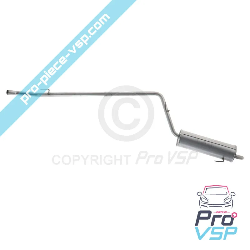 Rear silencer