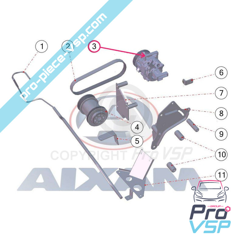 Air conditioning compressor
