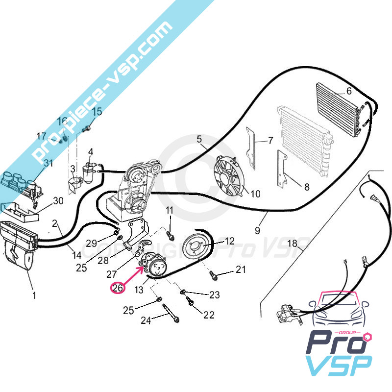 Air conditioning compressor