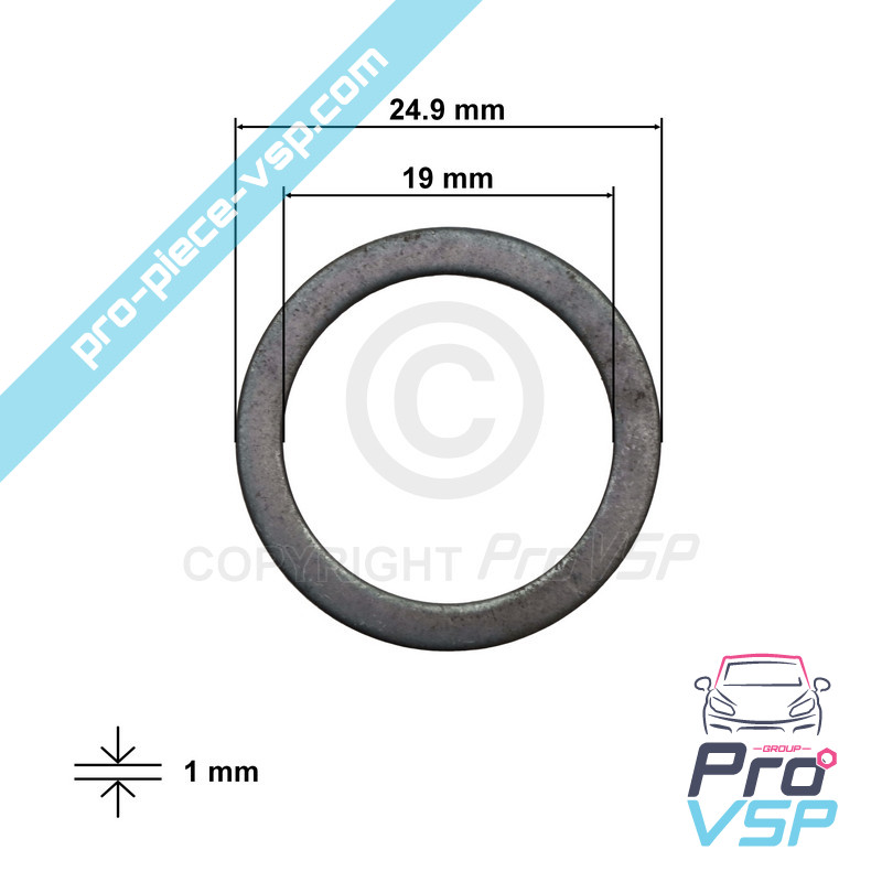 Spring seat washer