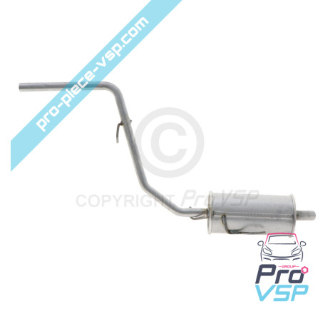 Rear silencer