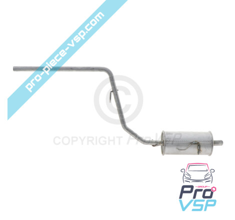 Rear silencer