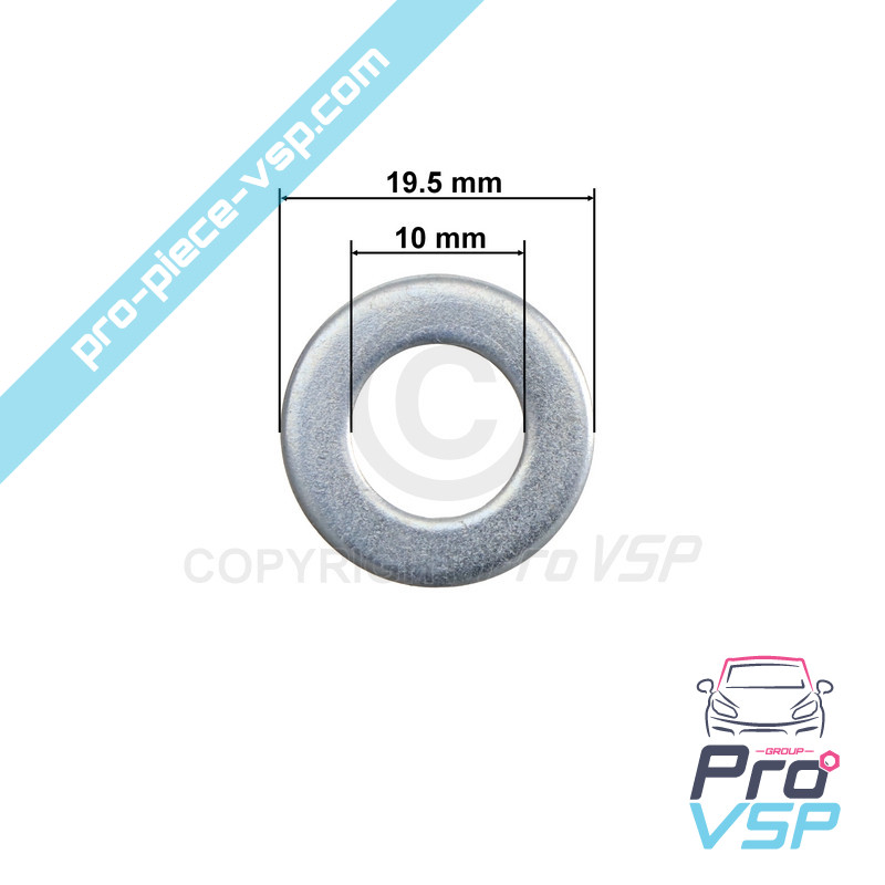 Rondelle de vis de support moteur gauche