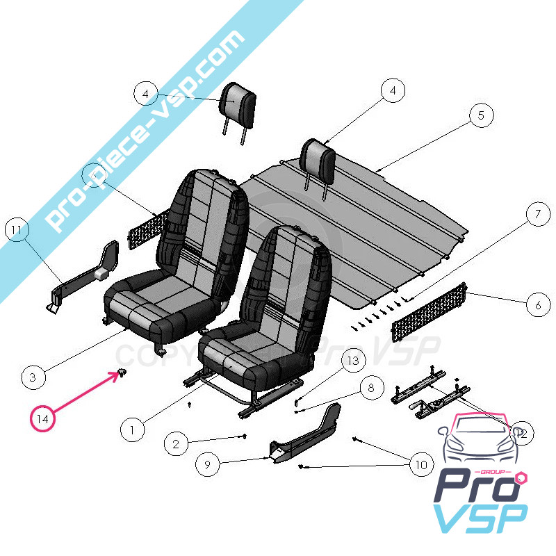 Seat mounting bracket