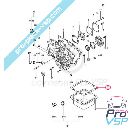 Oil pan seal