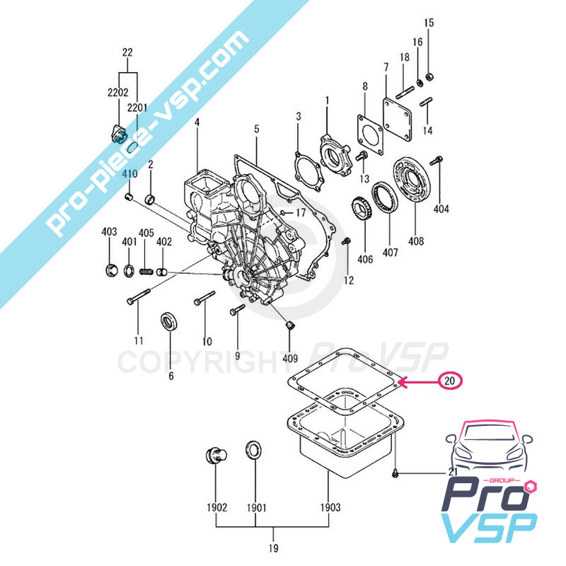 Oil pan seal