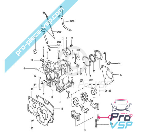 Crankshaft bearing seal