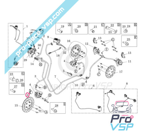 Front brake pads