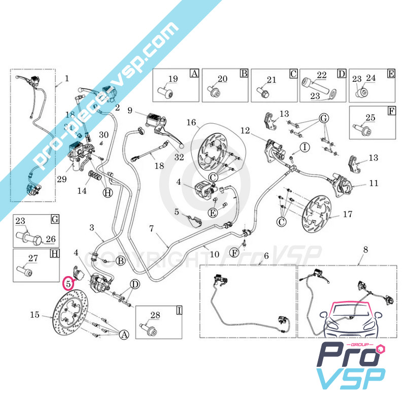 Front brake pads