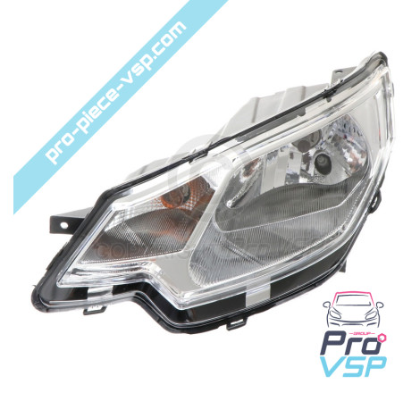 Left headlight (chrome bottom)