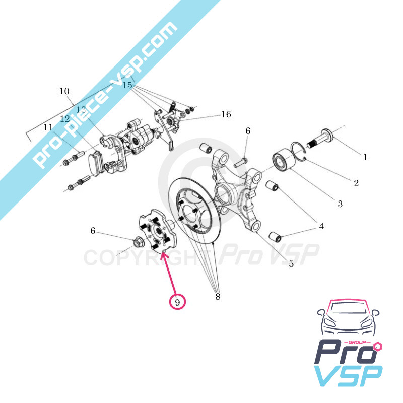 copy of Rear wheel hub