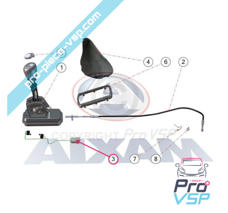 Contactor de palanca de velocidad