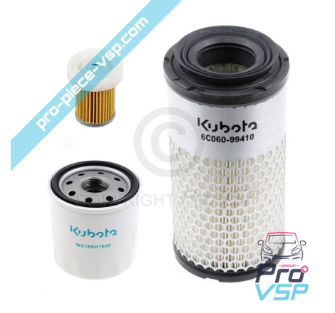 Origen de los filtros Kit 3