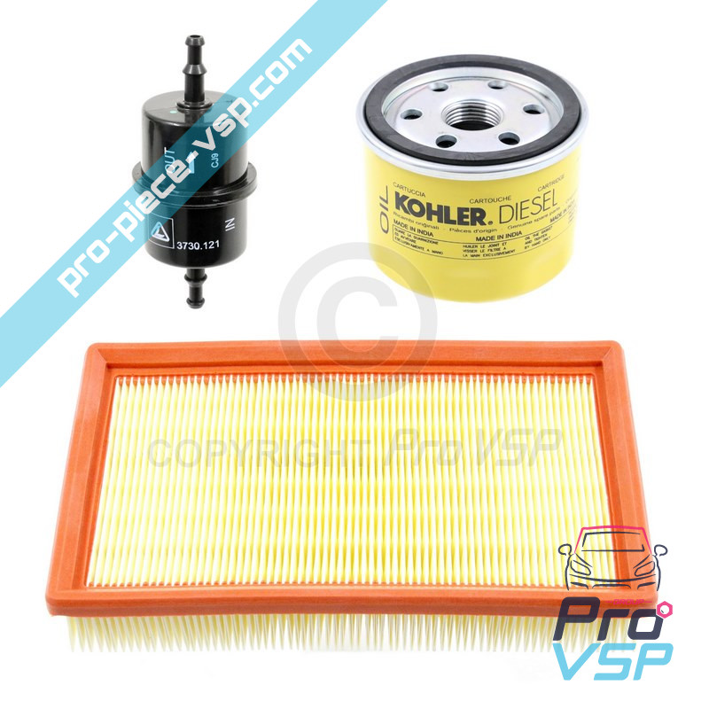 Kit 3 filters origin
