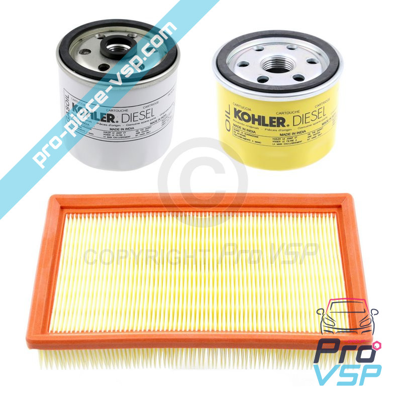 Kit 3 filters origin