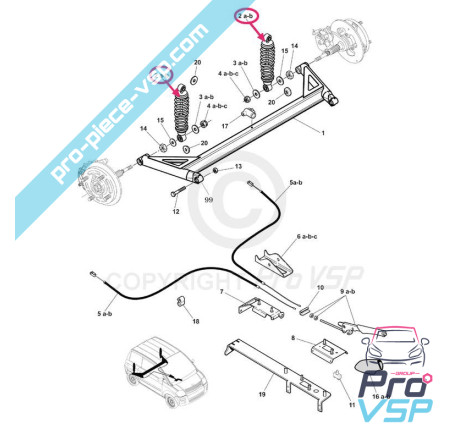 Rear shock absorber