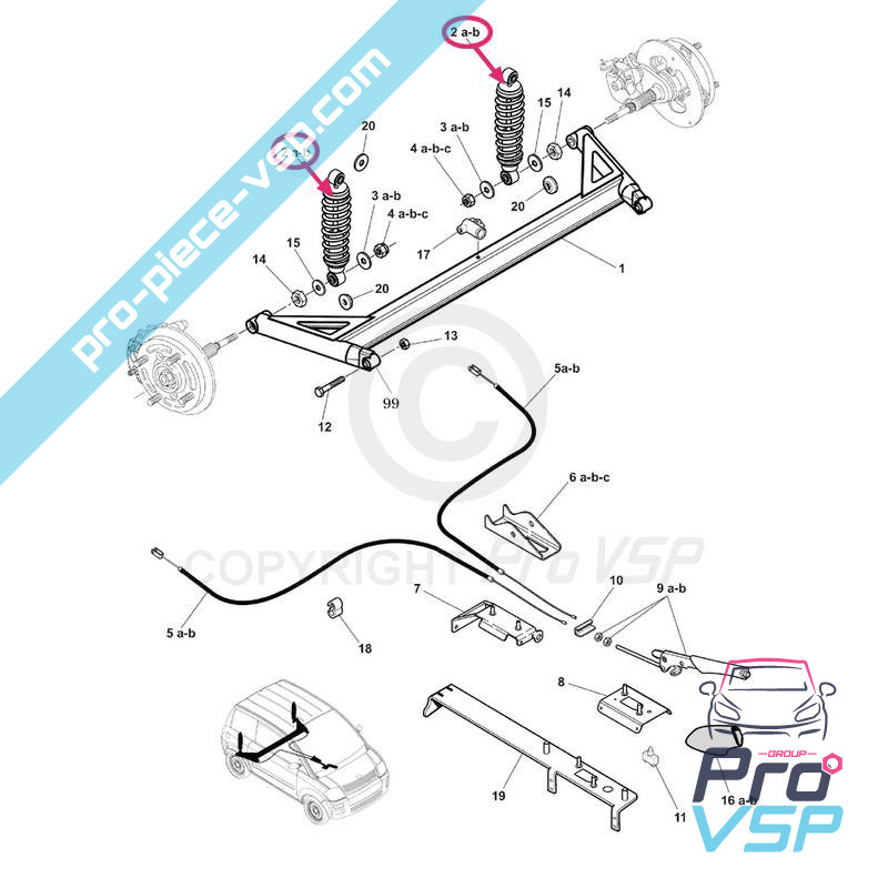 Rear shock absorber