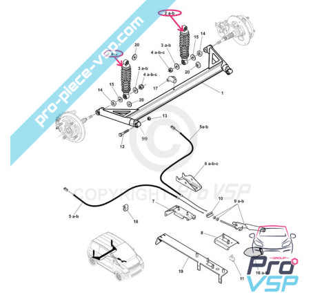 Rear shock absorber
