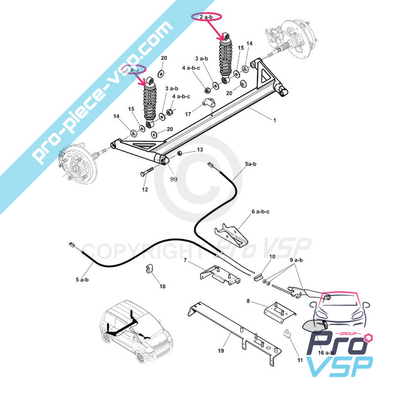 Rear shock absorber