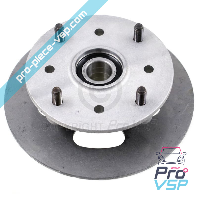 Complete rear brake disc