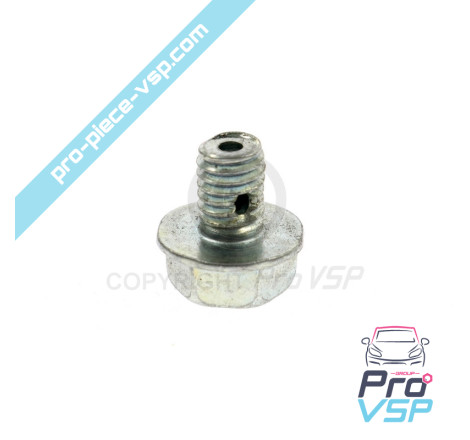 Injection pump purge screws