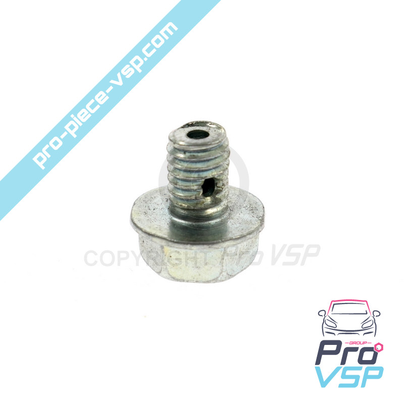 Injection pump purge screws